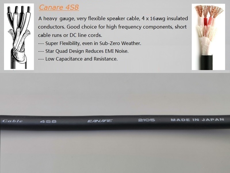 DC56 --- Canare 4S8 DC cable for UpTone JS-4
