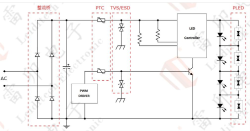 6.1 Module d'alimentation et solution de protection à circuit ouvert pour l'éclairage LED intelligent
