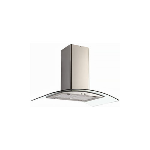 Range Hood top suction 90cm 605m3/h, 3-speed, energy class B, stainless steel & glass, switch control & display. item #EORH-AIG-A38C1S/AN