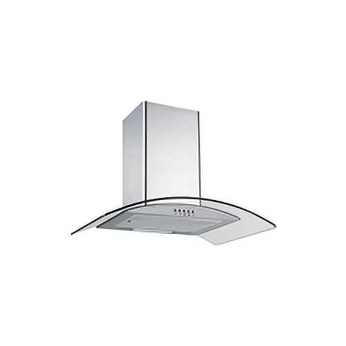 Range Hood top suction 90cm 368m3/h, SS & glass, button control, 3-speed. item #EORH-AWG-A38C8/AN
