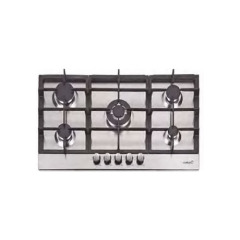 Hob gas type 90cm 10/11kw 5 boosters with auto-ignition & FFD item #EOHO-LGI 9041 X/FD
