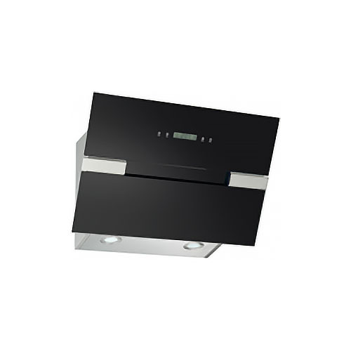 Range Hood side suction 90cm 588m3/h, SS & black glass, touch control, energy class B, 3-speed. item #EORH-AWG-S03D8/AN-2