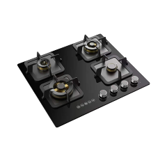 Gas hob 600mm 17MJ/h high power 4 copper burners FFD item #EOHO-B420/RM