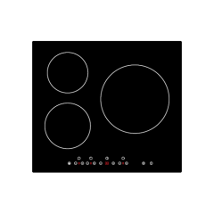 Induction hob 6500W 59cm item #EOHO-IT6502/WK