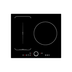 Induction hob 6500W 59cm item #EOHO-IT6513S/WK