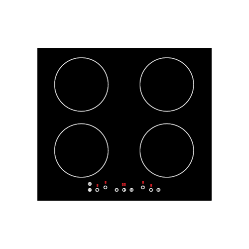 Induction hob 7000W 59cm item #EOHO-IF7006-1/WK