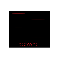Induction hob 6500W 59cm item #EOHO-IT6522S/WK