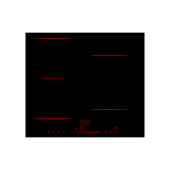 Induction hob 6500W 59cm item #EOHO-IT6528S/WK
