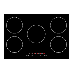 Induction hob 7200W 90cm item #EOHO-IF7208SP-2/WK