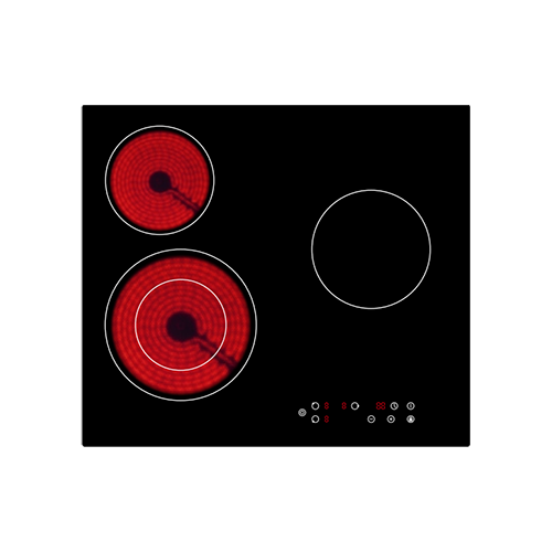 Ceramic+induction hybrid hob 5400W 59cm item #EOHO-ICT5401/WK