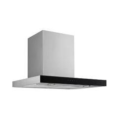 Range Hood top suction 90cm 596m3/h, 3-speed, energy class B, stainless steel & black tempered glass, touch control. item #EORH-AWG-B53C/AN-2