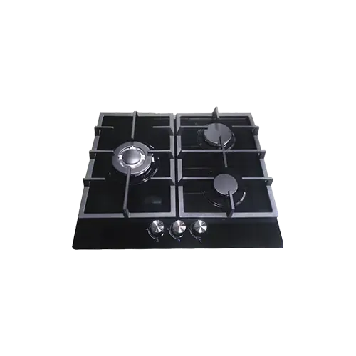 Built-in gas hob 600mm tempered glass 3 burners EMALL #EGH-G3005