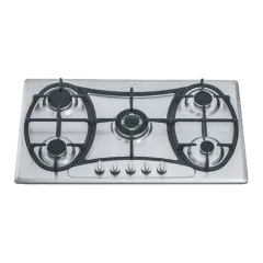 Built-in gas hob 900mm stainless steel 5 burners EMALL #EGH-S5005