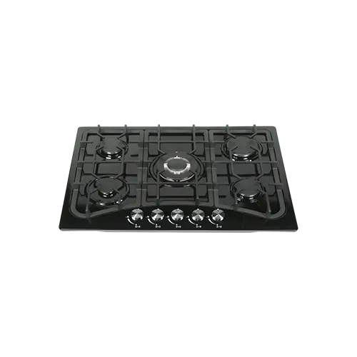 Built-in gas hob 680mm stainless steel 5 burners EMALL #EGH-S68-503B