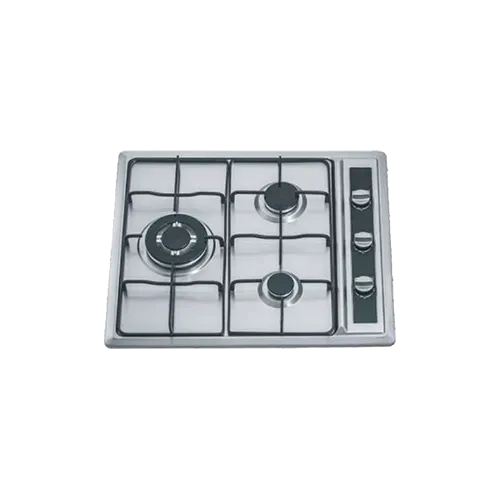 Built-in gas hob 590mm stainless steel 3 burners EMALL #EGH-S3002
