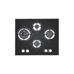 Built-in gas hob 600mm tempered glass 4 burners EMALL #EGH-G4011
