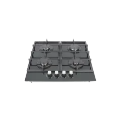 Built-in gas hob 600mm tempered glass 4 burners EMALL #EGH-G4030