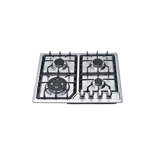 Built-in gas hob 590mm stainless steel 4 burners EMALL #EGH-S4002
