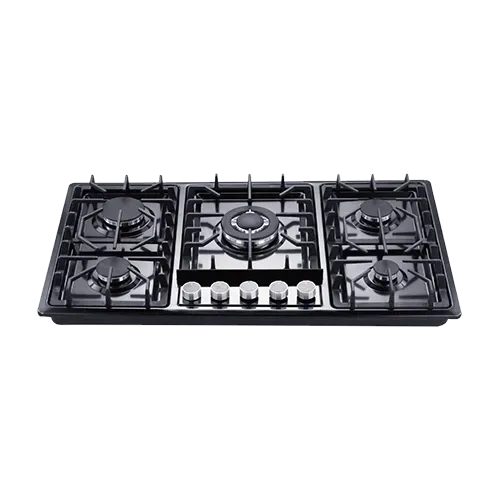 Built-in gas hob 860mm stainless steel 5 burners EMALL #EGH-S5027B