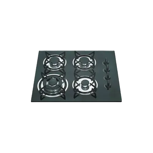 Built-in gas hob 600mm tempered glass 4 burners EMALL #EGH-G4007S
