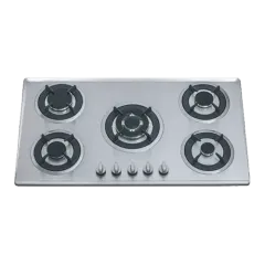 Built-in gas hob 900mm stainless steel 5 burners EMALL #EGH-S5008
