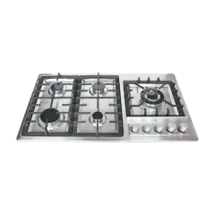 Built-in gas hob 860mm stainless steel 5 burners EMALL #EGH-S5015
