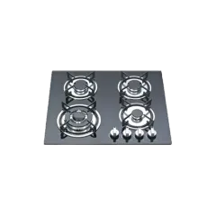 Built-in gas hob 600mm tempered glass 4 burners EMALL #EGH-G4006S