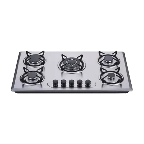 Built-in gas hob 860mm stainless steel 5 burners EMALL #EGH-S5143