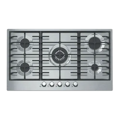 Built-in gas hob 900mm stainless steel 5 burners EMALL #EGH-S5106