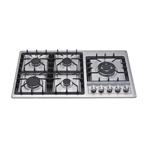 Built-in gas hob 860mm stainless steel 5 burners EMALL #EGH-S5026S