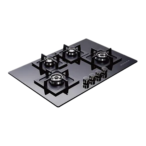 Built-in gas hob 900mm tempered glass 4 burners EMALL #EGH-G4040