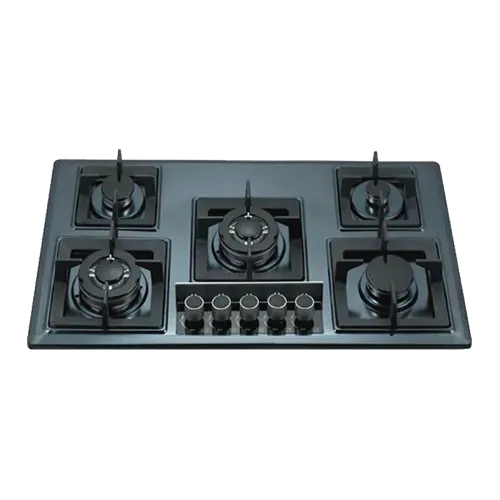 Built-in gas hob 900mm stainless steel 5 burners EMALL #EGH-S5104B
