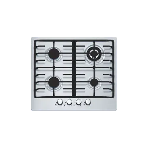 Built-in gas hob 590mm stainless steel 4 burners EMALL #EGH-S4038