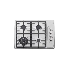 Built-in gas hob 590mm stainless steel 4 burners EMALL #EGH-S4058