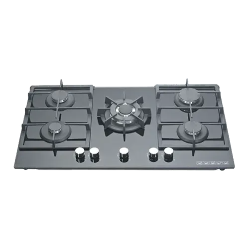 Built-in gas hob 900mm tempered glass 5 burners EMALL #EGH-G5070