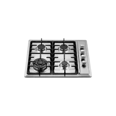 Built-in gas hob 590mm stainless steel 4 burners EMALL #EGH-S4015