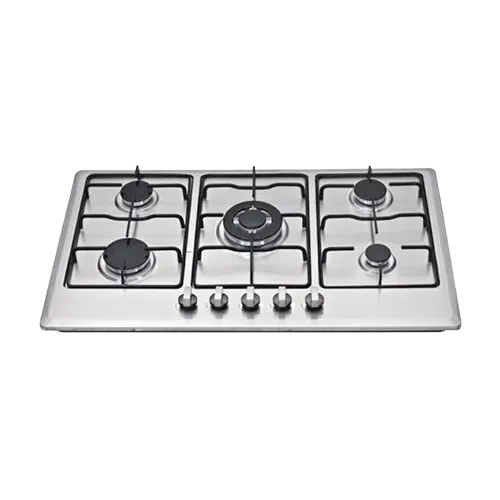 Built-in gas hob 860mm stainless steel 5 burners EMALL #EGH-S5084