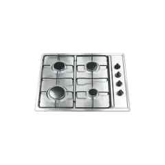 Built-in gas hob 590mm stainless steel 4 burners EMALL #EGH-S4029