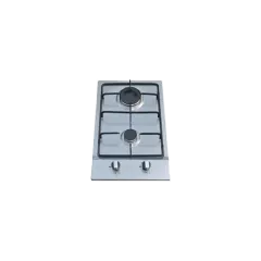 Built-in gas hob 310mm stainless steel 2 burners EMALL #EGH-S2006