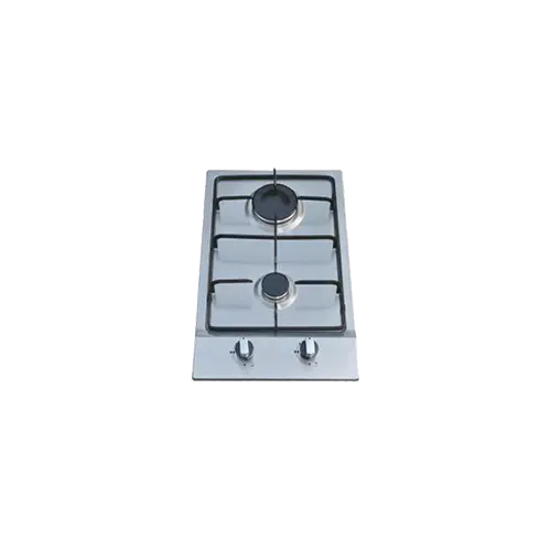 Built-in gas hob 310mm stainless steel 2 burners EMALL #EGH-S2006