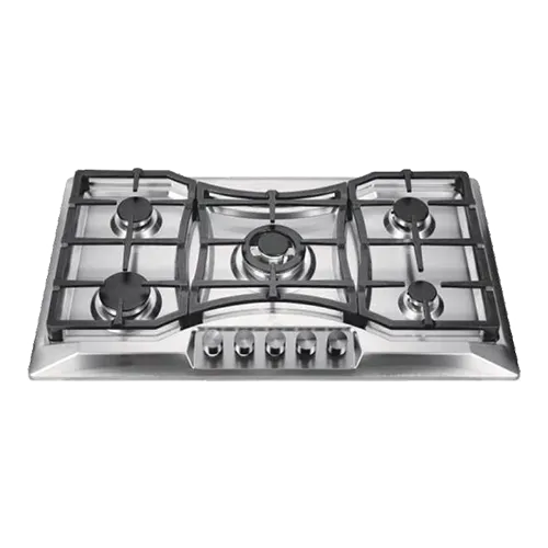 Built-in gas hob 910mm stainless steel 5 burners EMALL #EGH-S5120