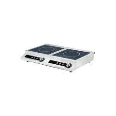 Commercial induction hob 5+5kW 2 heaters EMALL #ECIC-IC2001