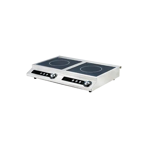 Commercial induction hob 5+5kW 2 heaters EMALL #ECIC-IC2001