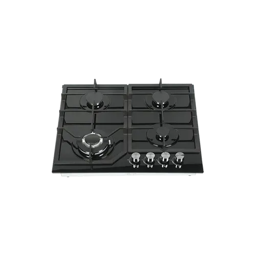 Built-in gas hob 600mm tempered glass 4 burners EMALL #EGH-G4032