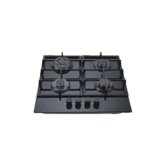 Built-in gas hob 600mm tempered glass 4 burners EMALL #EGH-G4029