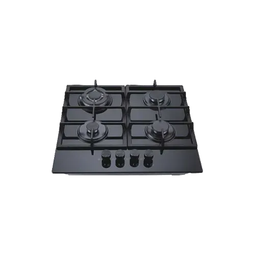 Built-in gas hob 600mm tempered glass 4 burners EMALL #EGH-G4029