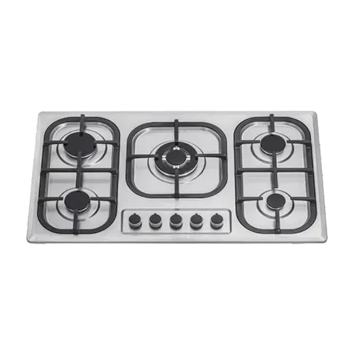 Built-in gas hob 860mm stainless steel 5 burners EMALL #EGH-S5131