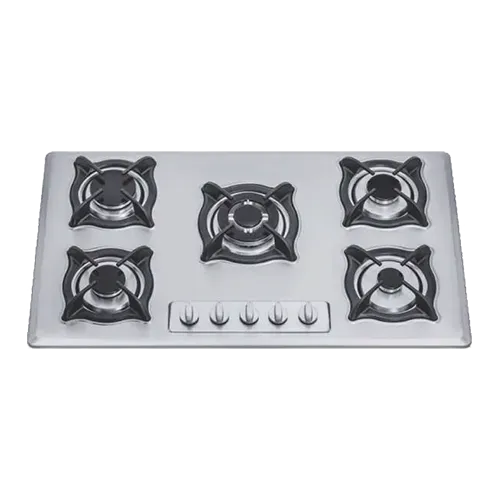 Built-in gas hob 900mm stainless steel 5 burners EMALL #EGH-S5003