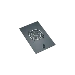 Built-in gas hob 320mm tempered glass 1 burner EMALL #EGH-G1001