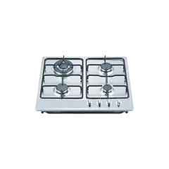 Built-in gas hob 590mm stainless steel 4 burners EMALL #EGH-S4032